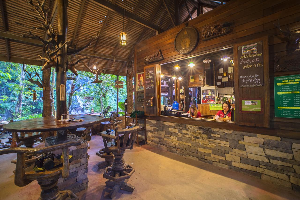 Art'S Riverview Lodge Khao Sok National Park Exterior photo